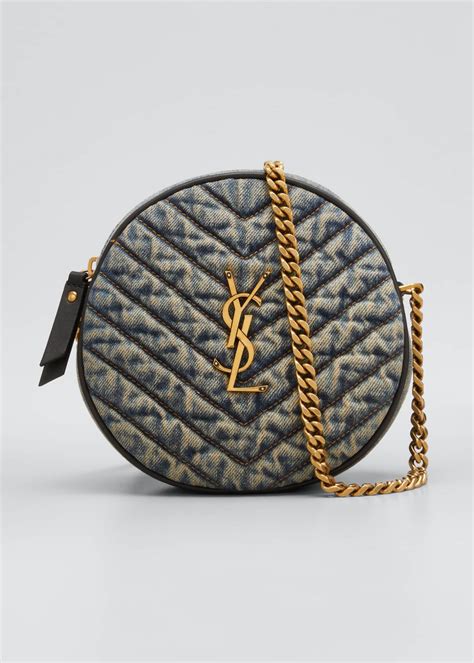 YSL denim crossbody